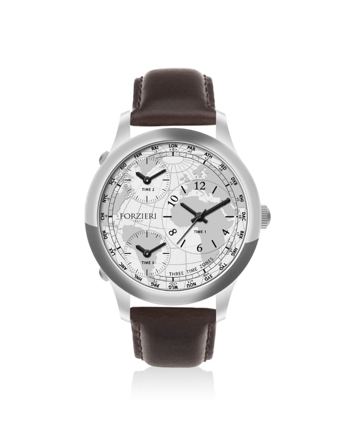 Davos - Three Time Zone Men's Watch – FORZIERI