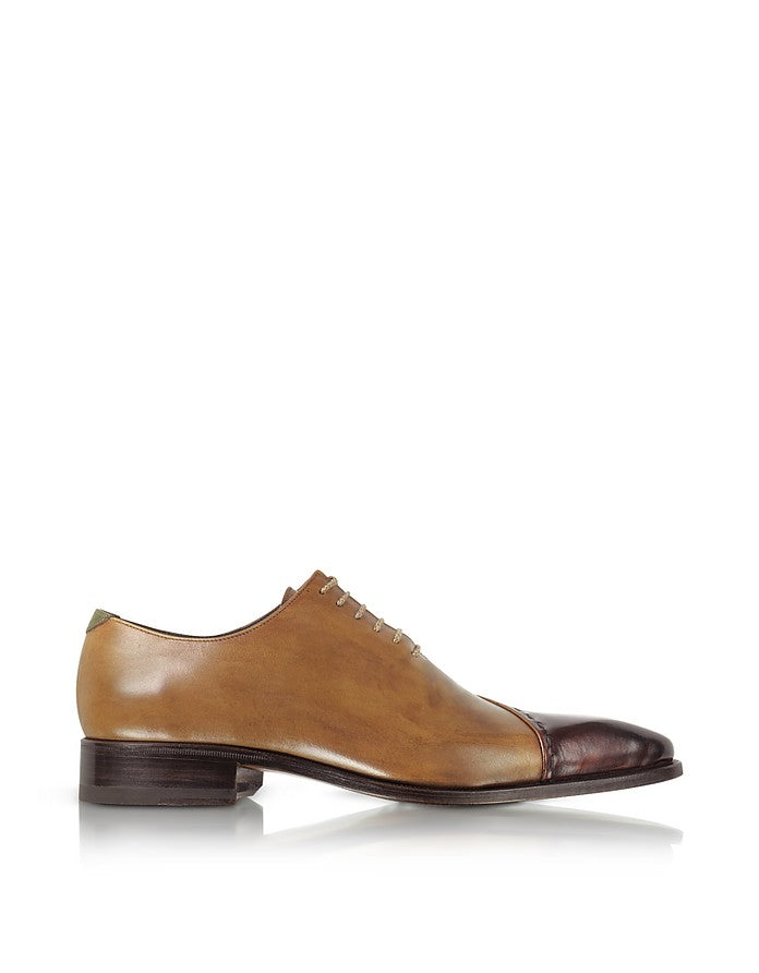 Brown Dress Shoe Authentic Genuine Skin Italian Onesto Dark Brown