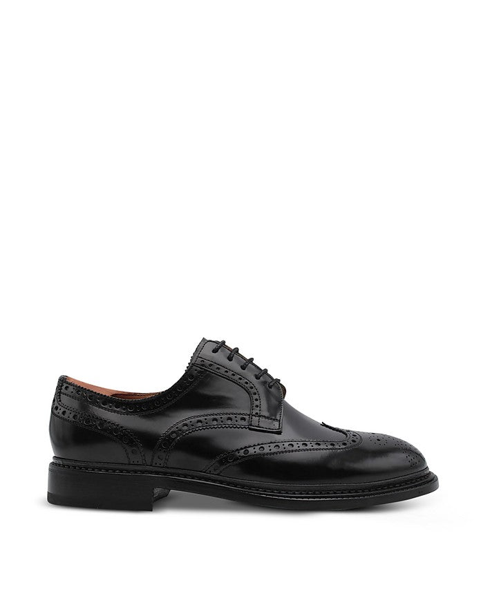 Men's Handmade Black Leather Oxford Shoes – FORZIERI