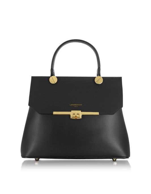 LE PARMENTIER - Atlanta Top Handle Satchel Bag w/Shoulder Strap