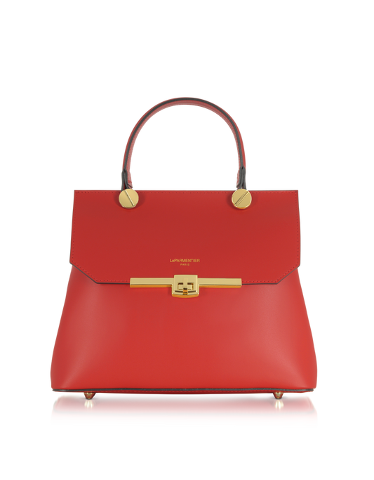 LE PARMENTIER - Atlanta Top Handle Satchel Bag w/Shoulder Strap