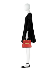 LE PARMENTIER - Atlanta Top Handle Satchel Bag w/Shoulder Strap
