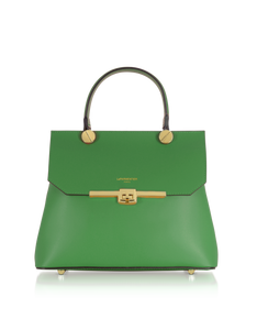 LE PARMENTIER - Atlanta Top Handle Satchel Bag w/Shoulder Strap