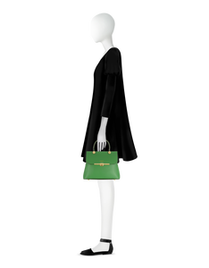LE PARMENTIER - Atlanta Top Handle Satchel Bag w/Shoulder Strap
