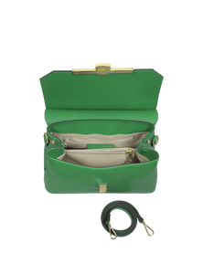LE PARMENTIER - Atlanta Top Handle Satchel Bag w/Shoulder Strap