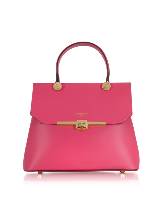 LE PARMENTIER - Atlanta Top Handle Satchel Bag w/Shoulder Strap
