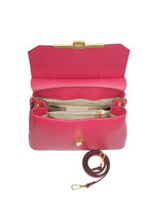 LE PARMENTIER - Atlanta Top Handle Satchel Bag w/Shoulder Strap