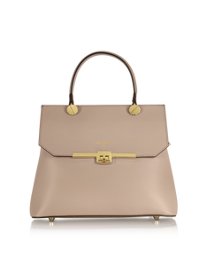 LE PARMENTIER - Atlanta Top Handle Satchel Bag w/Shoulder Strap
