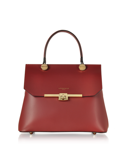LE PARMENTIER - Atlanta Top Handle Satchel Bag w/Shoulder Strap