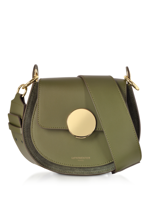 LE PARMENTIER - Yucca Suede and Leather Shoulder Bag