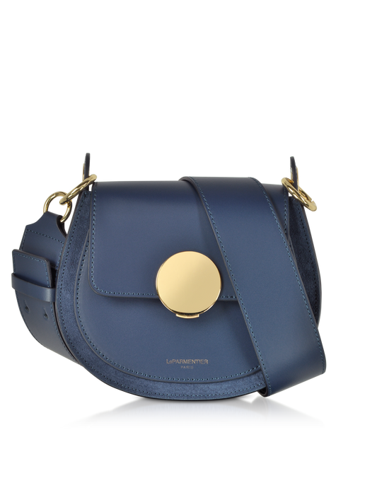 LE PARMENTIER - Yucca Suede and Leather Shoulder Bag