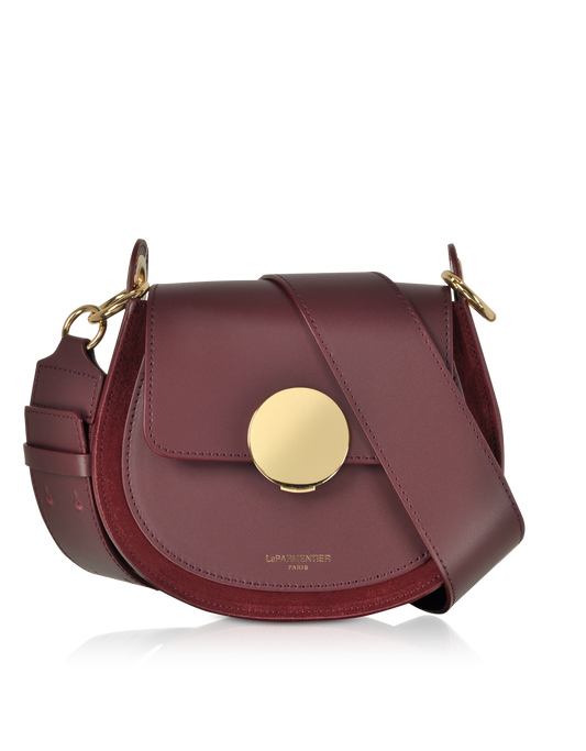 LE PARMENTIER - Yucca Suede and Leather Shoulder Bag