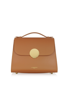 LE PARMENTIER - Bombo Top-Handle Satchel Bag w/Strap
