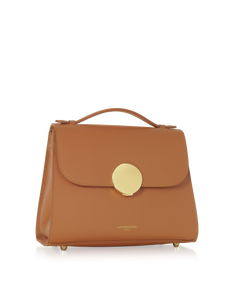 LE PARMENTIER - Bombo Top-Handle Satchel Bag w/Strap