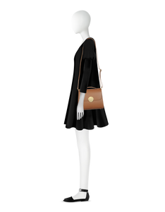 LE PARMENTIER - Bombo Top-Handle Satchel Bag w/Strap