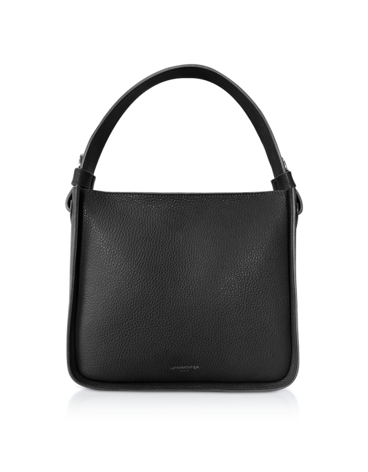 LE PARMENTIER - Duplo Medium Hammered Leather Top Handle bag