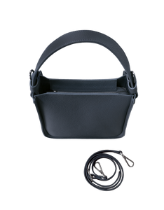 LE PARMENTIER - Duplo Medium Hammered Leather Top Handle bag
