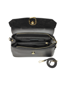 LE PARMENTIER - Thais Suede and Leather Satchel Bag