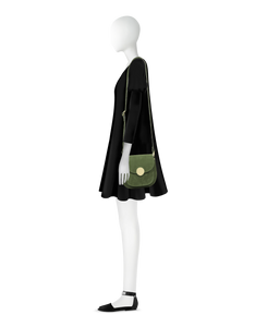 LE PARMENTIER - Agave Suede and Smooth Leather Shoulder Bag