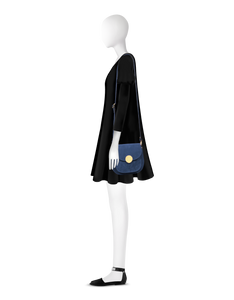 LE PARMENTIER - Agave Suede and Smooth Leather Shoulder Bag