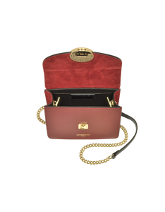 LE PARMENTIER - New Ondina Mini Color Block Shoulder Bag