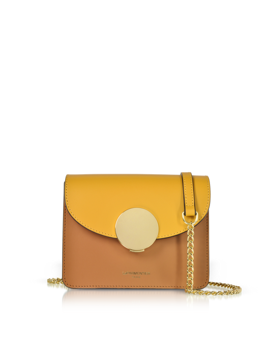 LE PARMENTIER - New Ondina Mini Color Block Shoulder Bag