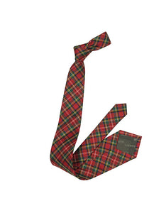 Plaid Silk Tie