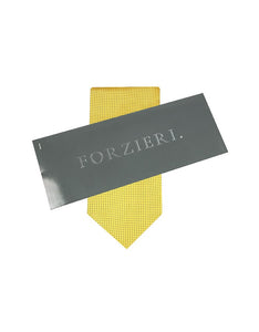 Mini Polkadot Yellow Silk Ascot