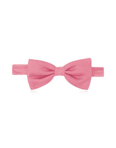Antique Pink Solid Pre-Tied Twill Silk Bowtie