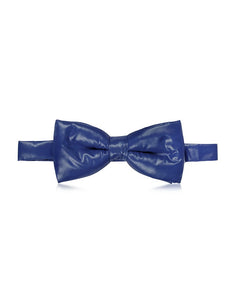Midnight Blue Nylon Puffer Bow Tie