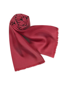 Bordeaux Solid Silk Scarf