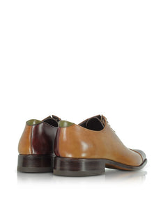Brown Italian Handcrafted Leather Cap Toe Dress Shoes – FORZIERI Brown Italian Handcrafted Leather Cap Toe Dress Shoes – FORZIERI
