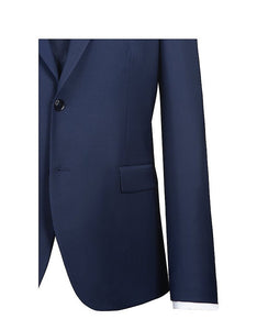 Men's Bluette Satin and Wool Blend Dress