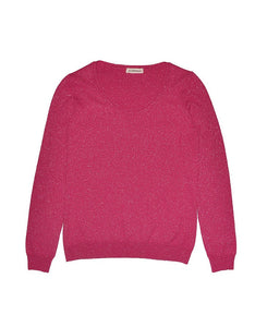 LA FABRIQUE - Danielle Fucshsia Knitted Top