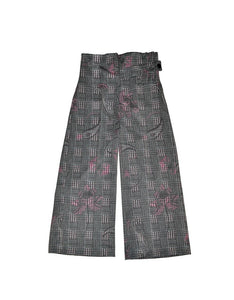 LA FABRIQUE - Lea Grey 7/8 Wide Leg Trousers