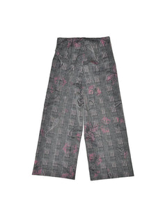 LA FABRIQUE - Lea Grey 7/8 Wide Leg Trousers